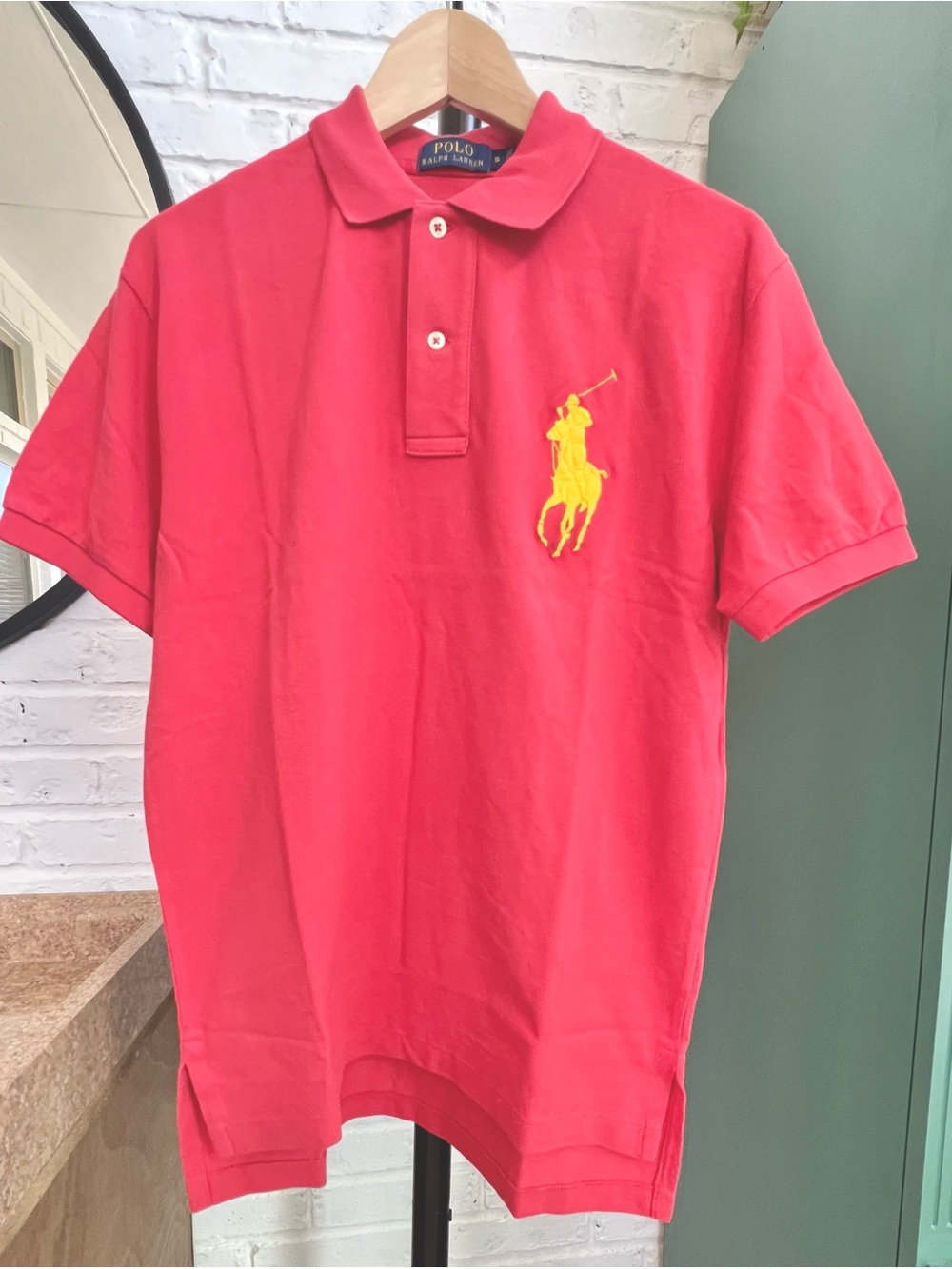 Polo by Ralph Lauren Bright Red Polo with Yellow Pony